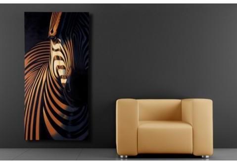 Toile à l huile Zébre 75x150 cm Toile à l huile Zébre 75x150