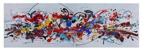 Tableau peinture à l huile 150x50 cm - Rovenky Tableau peinture à l huile