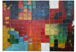 Zelit - Tableau peinture à lhuile moderne Solde