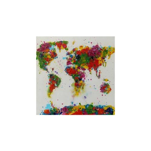 Tableau peinture à l huile 80x80 cm finition glossy Tableau peinture à l huile