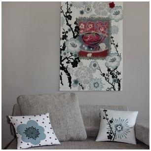 TOILE MURALE Chinoiseries 125x200 toile décora