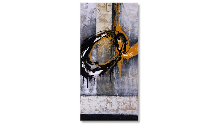 Invade - Tableau design à lhuile 50*100 Solde