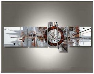 Tableau contemporain choco circle