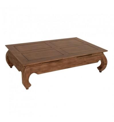 Table Basse Opium Rectangulaire Chine Hévéa