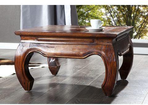 Table basse design en acajou Opium 60x60 cm Table basse design en acajou