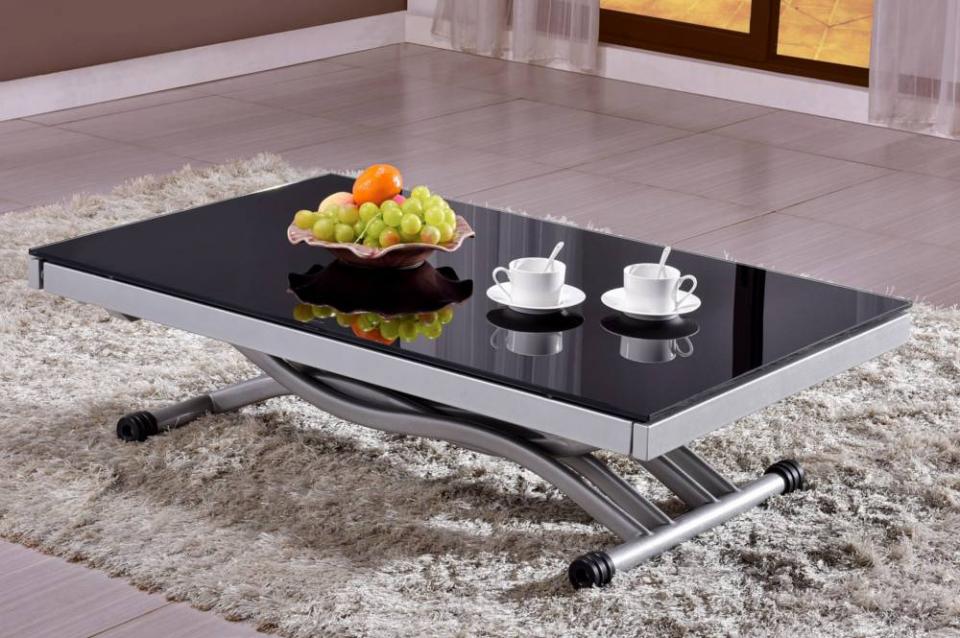 Table basse NEWFORM relevable extensible, plateau