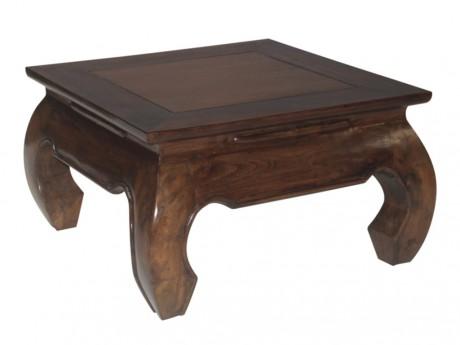 Table basse carrée OPIUM - Teck massif