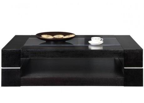 Table basse SHADOW - Plateau en verre trempé - Noi