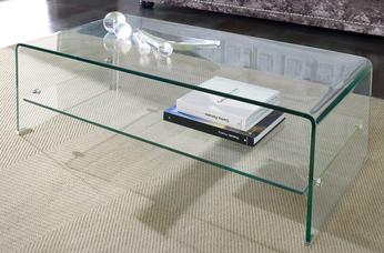 Table basse en verre trempé CLARITY