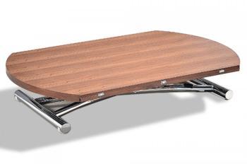 Table basse ronde relevable et extensible PLANET n
