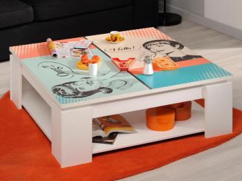 Table basse CITY carrée UK