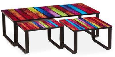 Table basse gigogne Lilou Rainbow