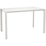 Table HUGO L120cm, verre trempé laqué Couleur Blan