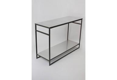 Console zinc style industriel