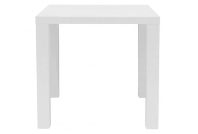 Table de cuisine moderne en bois mdf coloris blanc