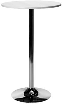 CLP Table haute ronde Ø 60 cm metal blanc 108 cm