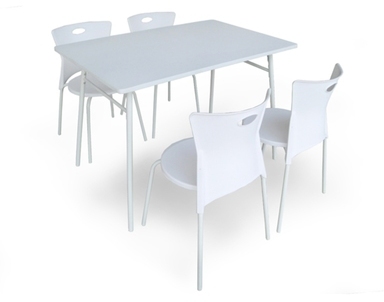 Cuisines & Bains Tables de cuisine Table+ 4 chai