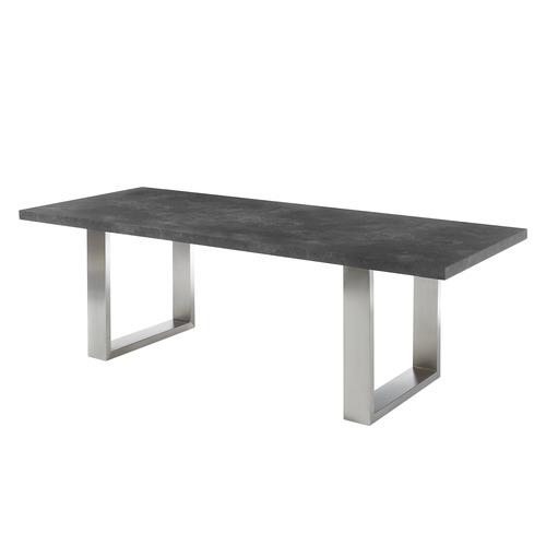 Table à manger Boonton - Anthracite - 220 x 100 cm