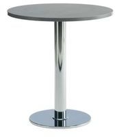 TABLE DE CUISINE RONDE STRATIFIÉE 75cm PIED CENTRA