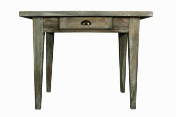 TABLE BOIS 2 TIROIRS 100.5x72.5x78cm
