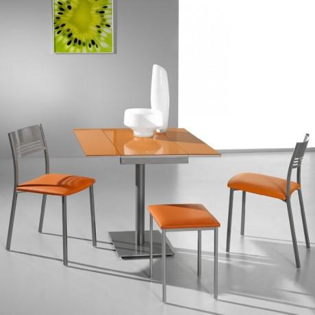 Table de cuisine moderne extensible en formica - S