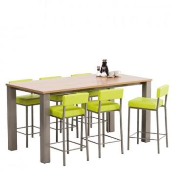 Table mange-debout de cuisine rectangulaire en str