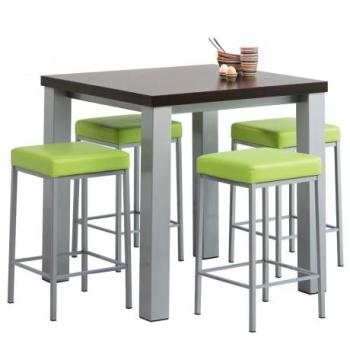 Table de cuisine rectangle en stratifié hauteur 90