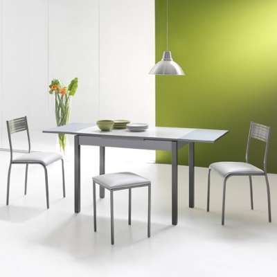 Table de cuisine moderne rectangulaire en formica