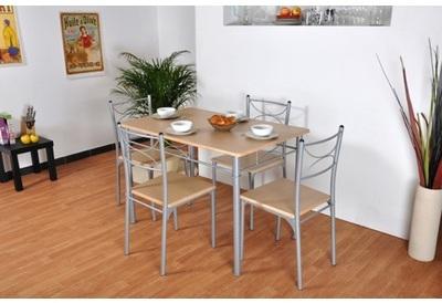 Cuisines & Bains Tables de cuisine Table + 4 cha