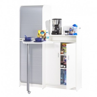 Buffet Et Table De Cuisine Top Cook Pivotante Blan
