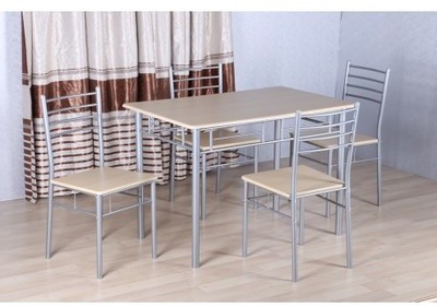 Ensemble repas design coloris sonoma