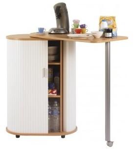Table Pivotante et Meuble de Rangement de Cuisine