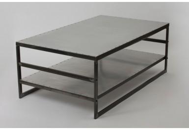 Table basse style industriel