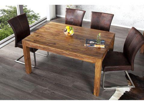 Table à manger en bois Sheesham Lagos 140 cm