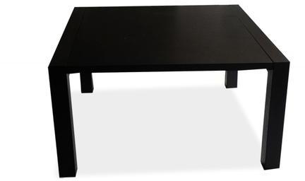 Table de salle à manger carrée extensible 120x120
