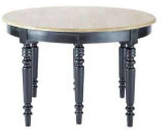 Table à manger ronde extensible en chêne 12/14 per