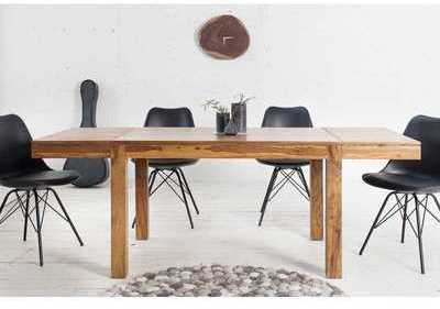 Table de salle à manger extensible 120-200 cm en b