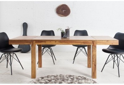 Table de salle à manger extensible 120-200 cm en b