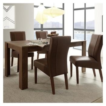 Table à manger contemporaine couleur bois LARSEN Table à manger contemporaine