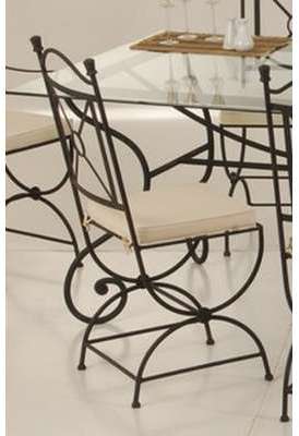 Lot de 2 Chaises fer forgé FLORA Vogue