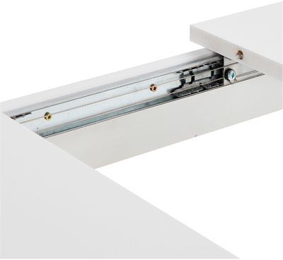 Table de repas extensible blanche L140 à 200cm - 6