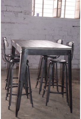 Table haute snack bar loft 150x80cm Snack Indus
