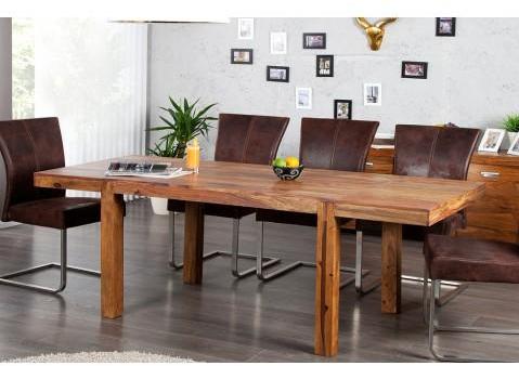 Table à manger extensible en bois massif Sheesham