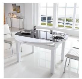 Table à manger extensible ronde MAXIM Table à manger extensible