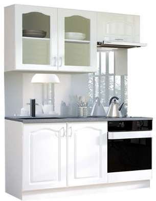 Pack cuisine complète contemporaine 160 cm coloris