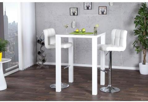 Table de Bar Betty blanche laquée Table de Bar Betty blanche