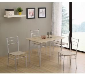 Ensemble Repas Table + 4 Chaises