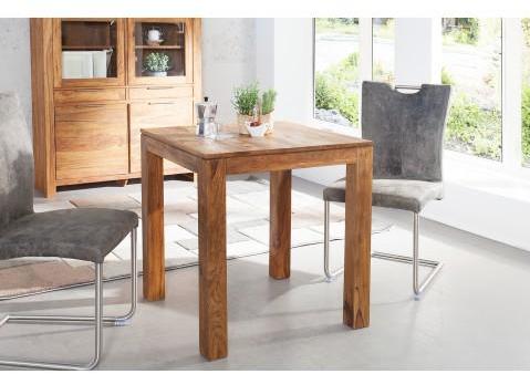 Table à manger en bois Sheesham Lagos 70 cm Table à manger en bois Sheesham