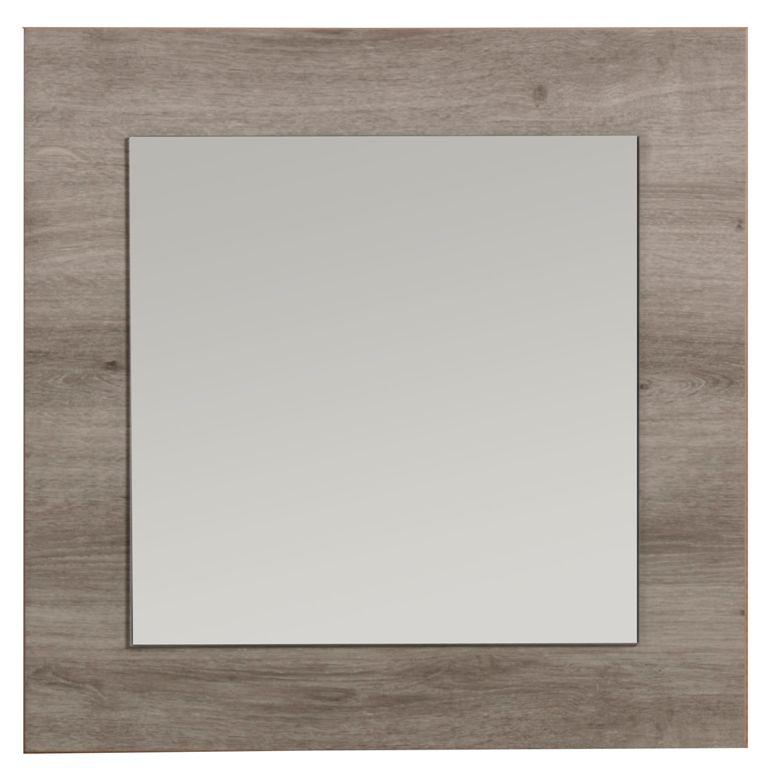 Miroir mural décoratif carré 60x60 cm