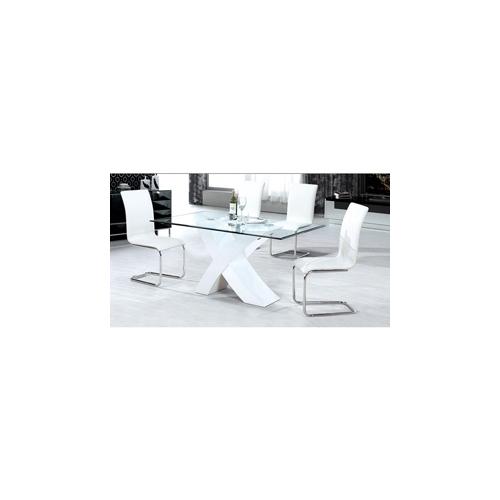 Table repas Mona - 150 x 90 x 75 cm - Blanc Table repas Mona - 150 x 90